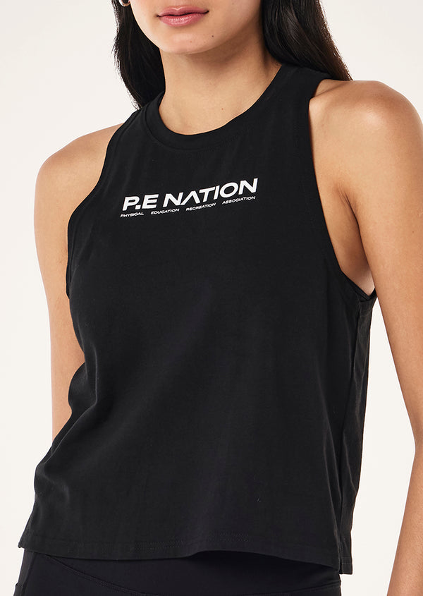 p.e nation Aero tank in black