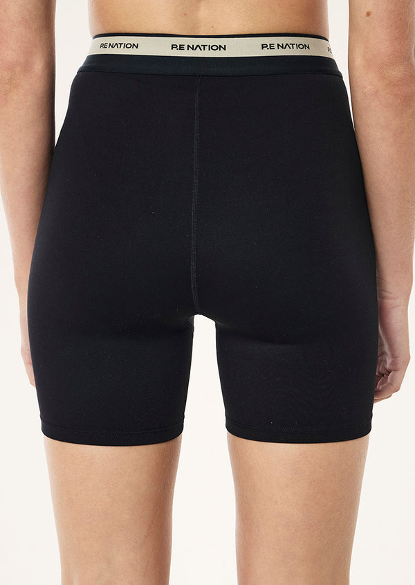P.e Nation Avant 5" Bike Short In Black & Biscuit