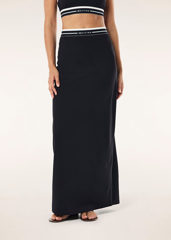 P.e Nation Avant Maxi Skirt In Black