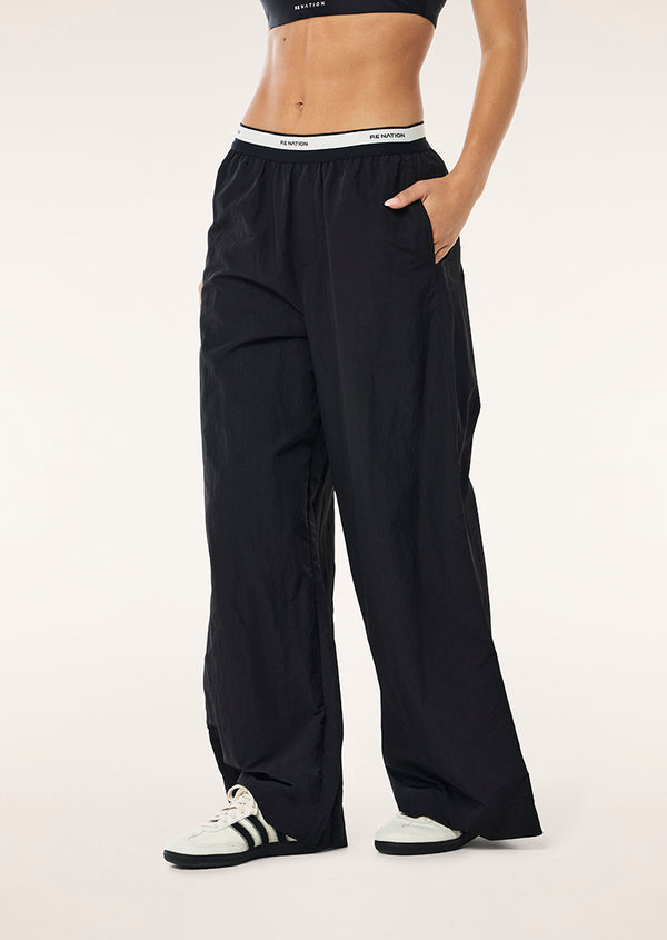 P.e Nation Avant Pant In Black And Whisper White