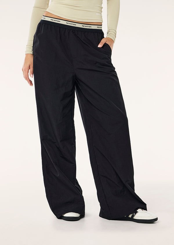 P.e Nation Avant Pant In Black & Biscuit