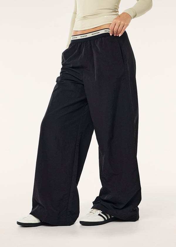 P.e Nation Avant Pant In Black & Biscuit