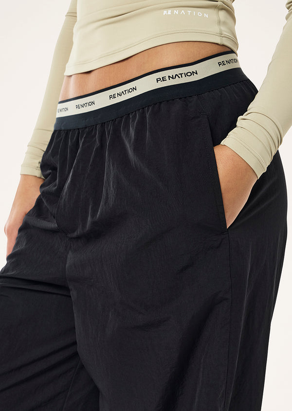p.e nation Avant pant in black & biscuit