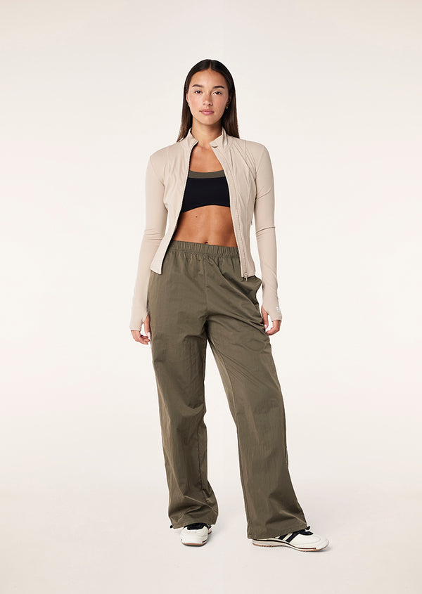 P.e Nation Breakthrough Jacket In Oxford Tan