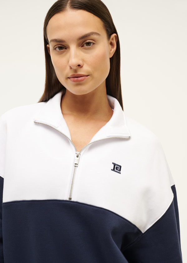 p.e nation Centre field sweat in dark navy