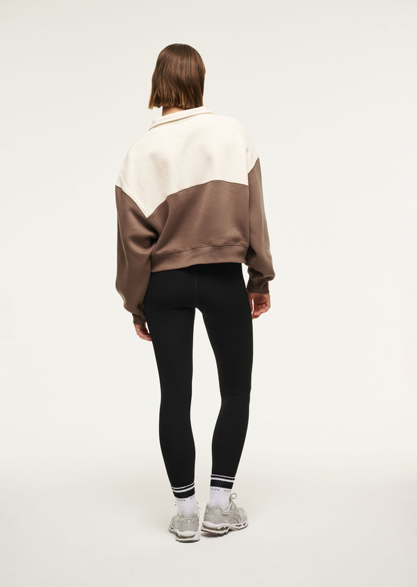 P.e Nation Centre Field Sweat In Fossil