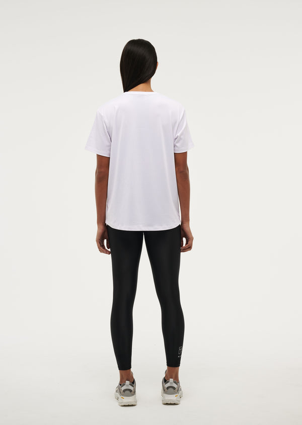 P.e Nation Crossover Tee In Optic White