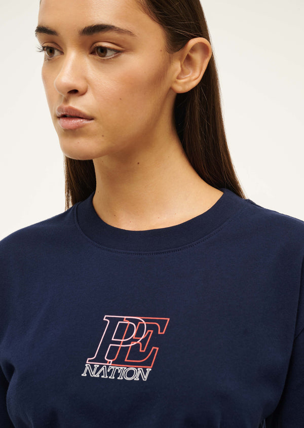 p.e nation Definition tee in dark navy