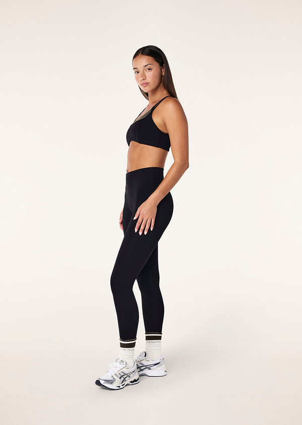 P.e Nation Distortion Sports Bra In Black