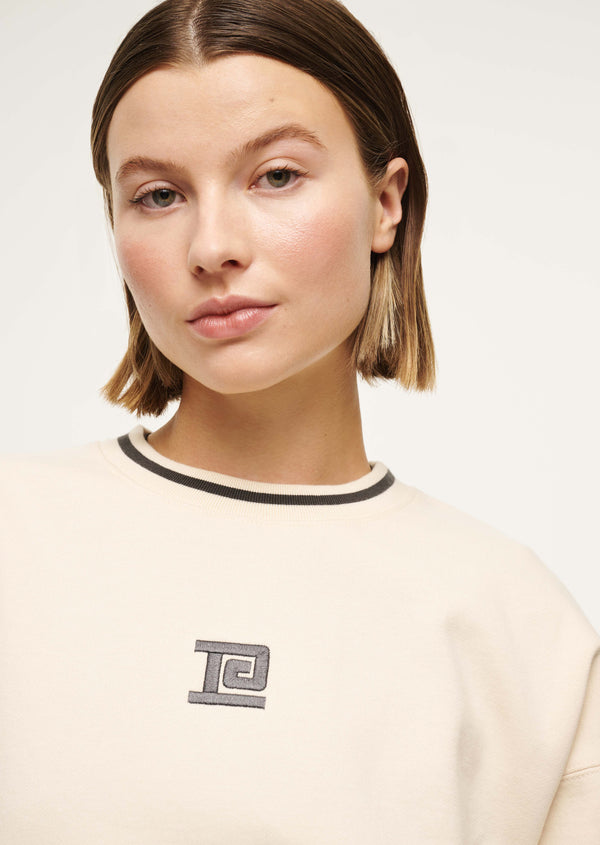 p.e nation Edition sweat in whisper white