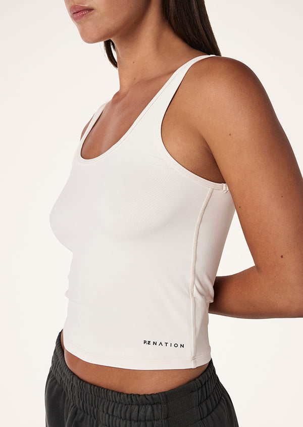 p.e nation Elemental tank in whisper white