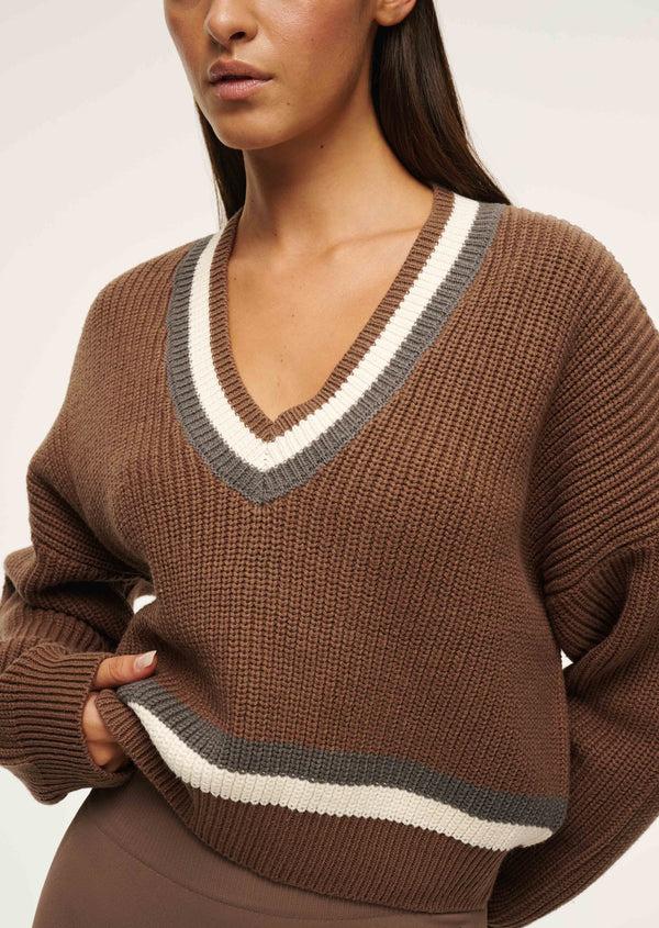 p.e nation Feedback knit sweat in fossil