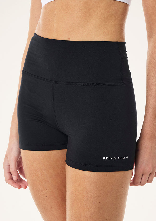 p.e nation Flow 3" bike short in black