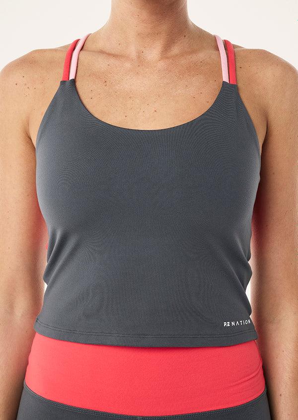 P.e Nation Flow Tank In Gunmetal