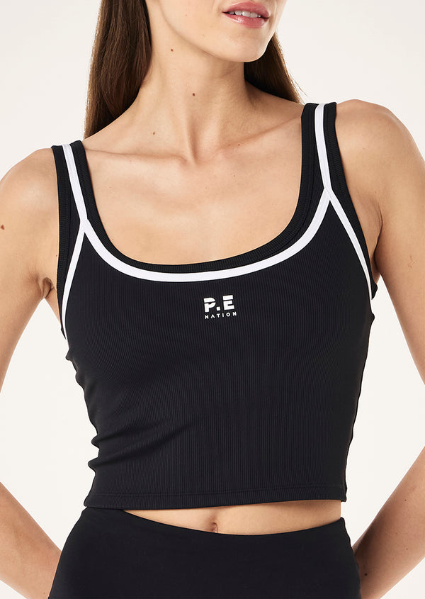 p.e nation Forward tank in black