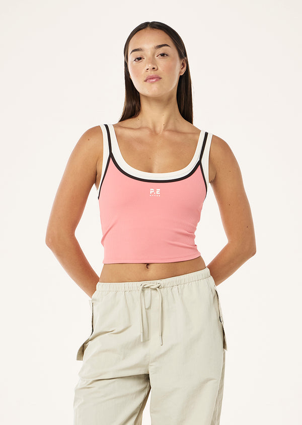 P.e Nation Forward Tank In Dusty Pink