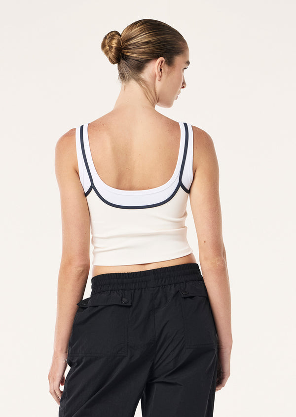 P.e Nation Forward Tank In Whisper White