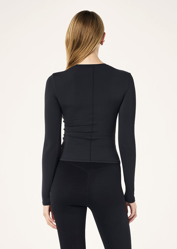P.e Nation Foundation Long Sleeve Top In Black
