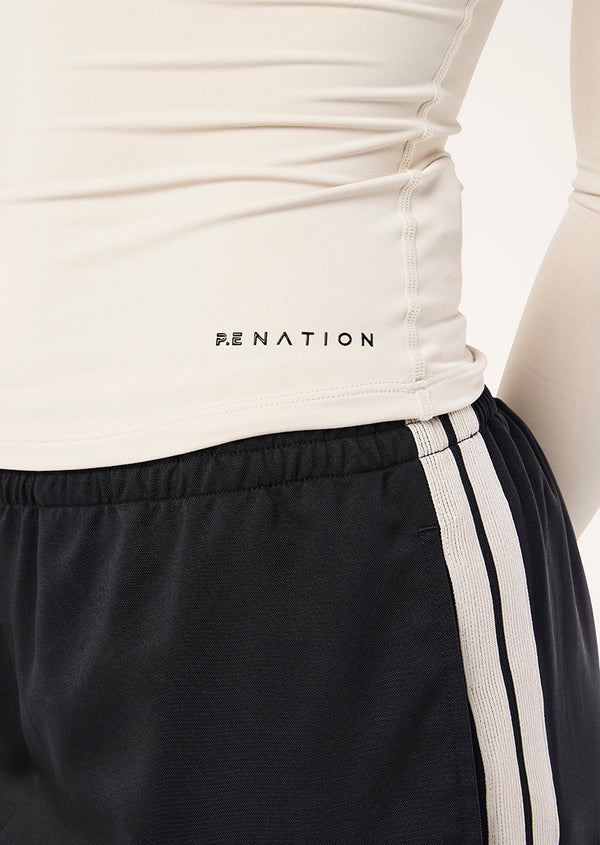 P.e Nation Foundation Long Sleeve Top In Cloud