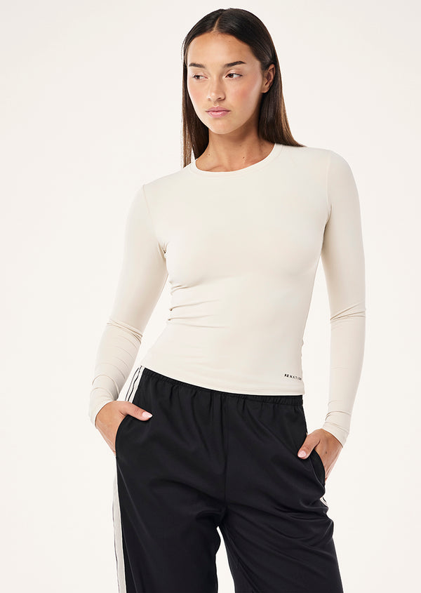 p.e nation Foundation long sleeve top in cloud