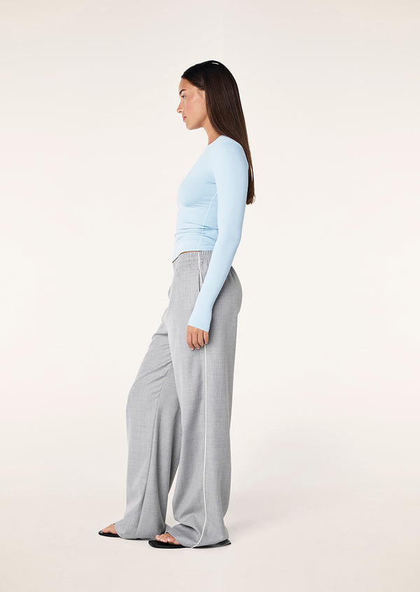 P.e Nation Foundation Long Sleeve Top In Ice Blue