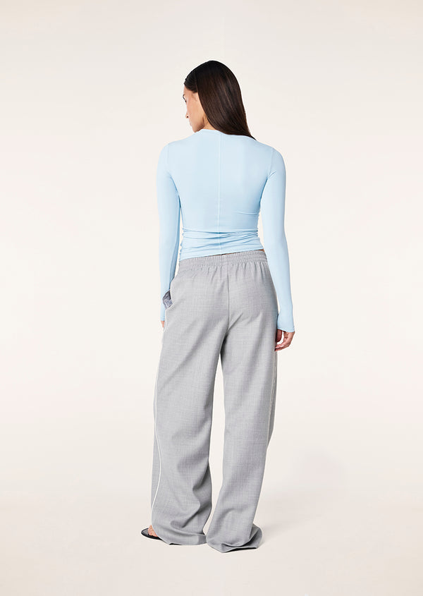 P.e Nation Foundation Long Sleeve Top In Ice Blue