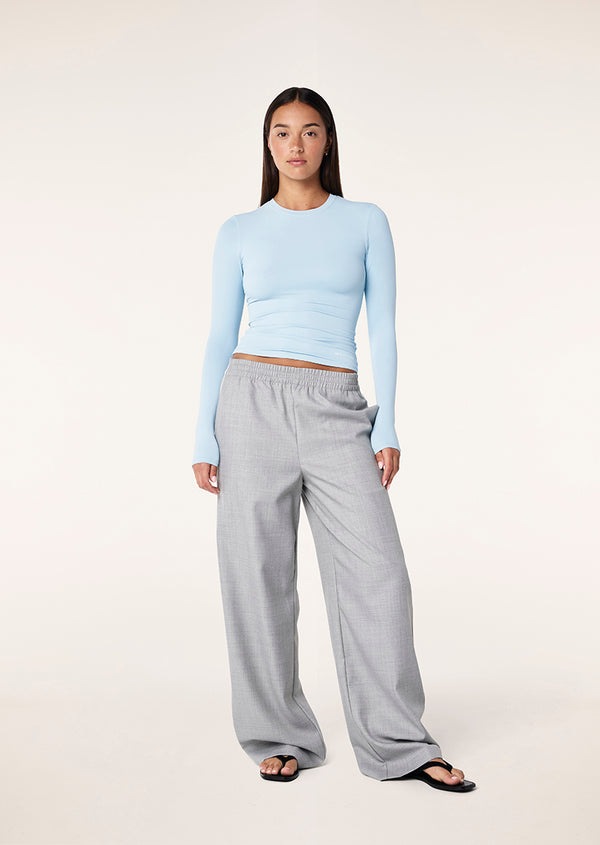 p.e nation Foundation long sleeve top in ice blue