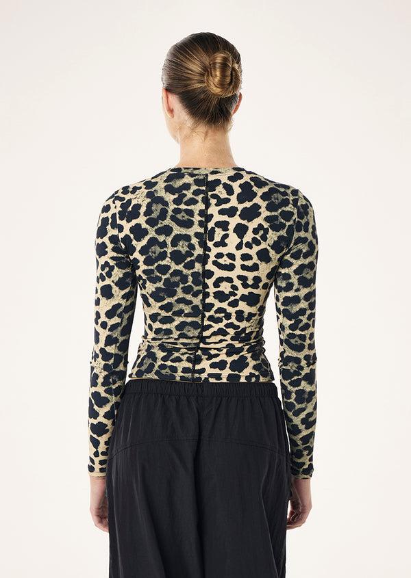 P.e Nation Foundation Long Sleeve Top In Leopard