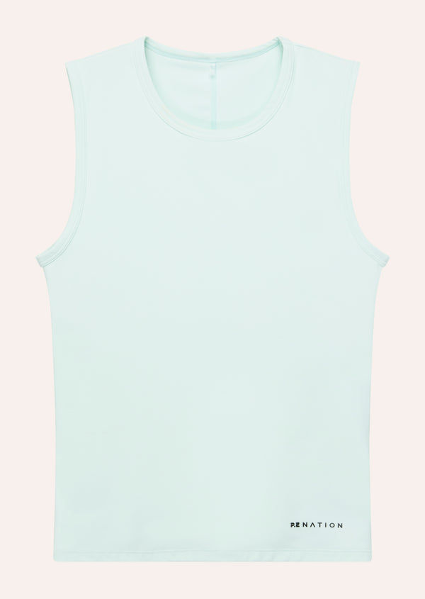 P.e Nation Foundation Muscle Tank In Hint Of Mint
