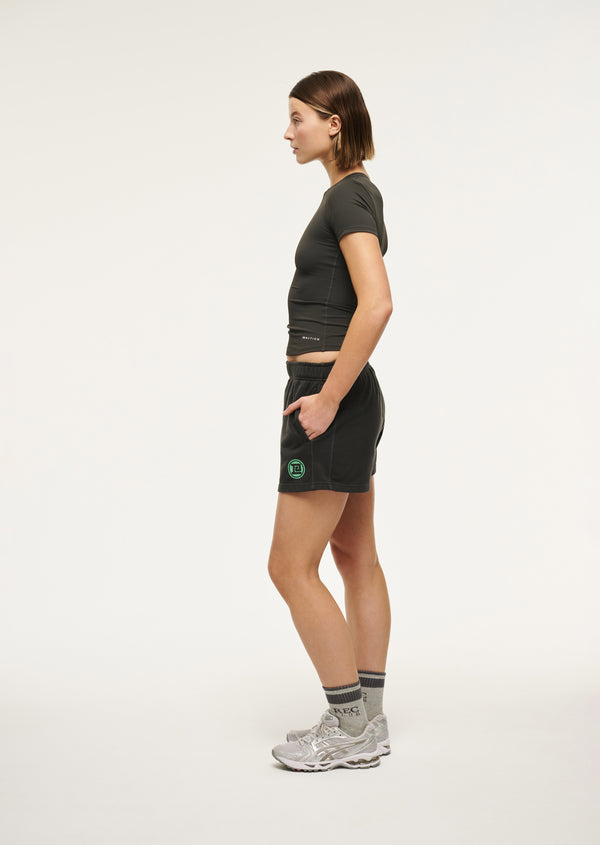 P.e Nation Foundation Short Sleeve Tee In Asphalt