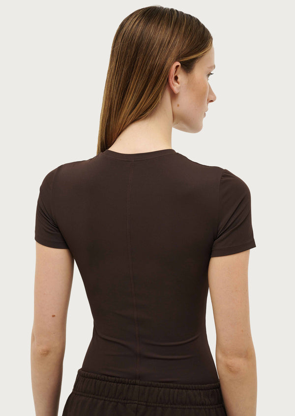 P.e Nation Foundation Short Sleeve Tee In Coffee