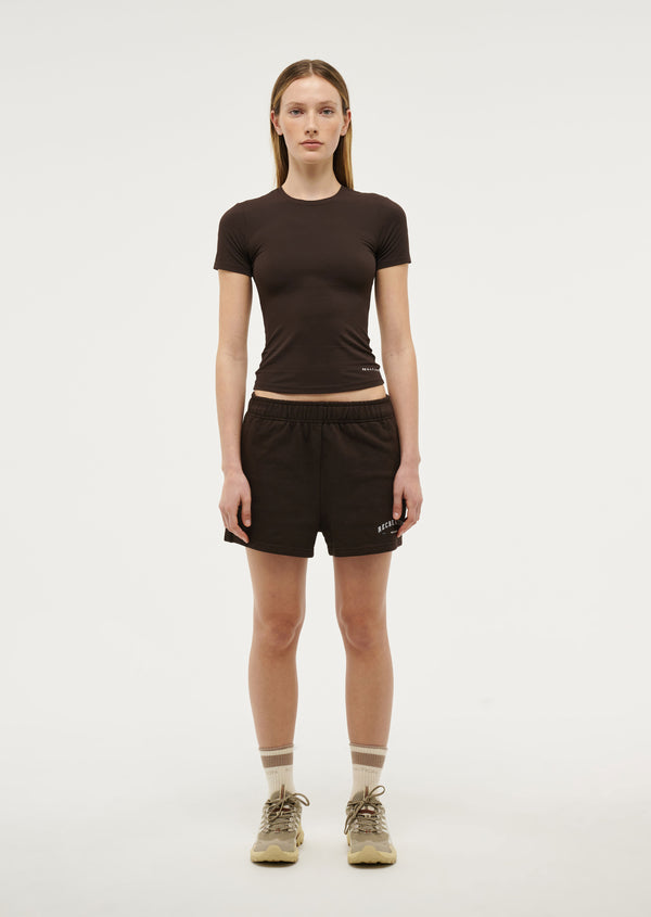 P.e Nation Foundation Short Sleeve Tee In Coffee