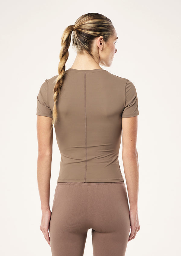 P.e Nation Foundation Short Sleeve Tee In Fossil