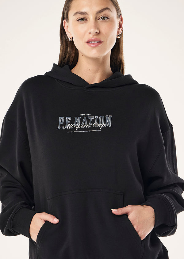 P.e Nation Full Out Hoodie In Black