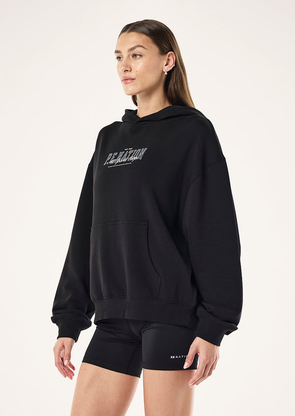 P.e Nation Full Out Hoodie In Black