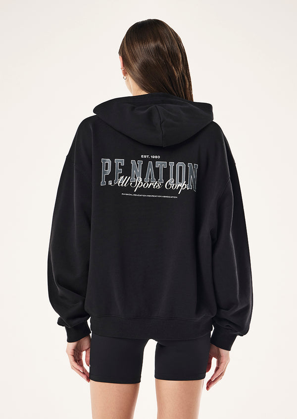 P.e Nation Full Out Hoodie In Black