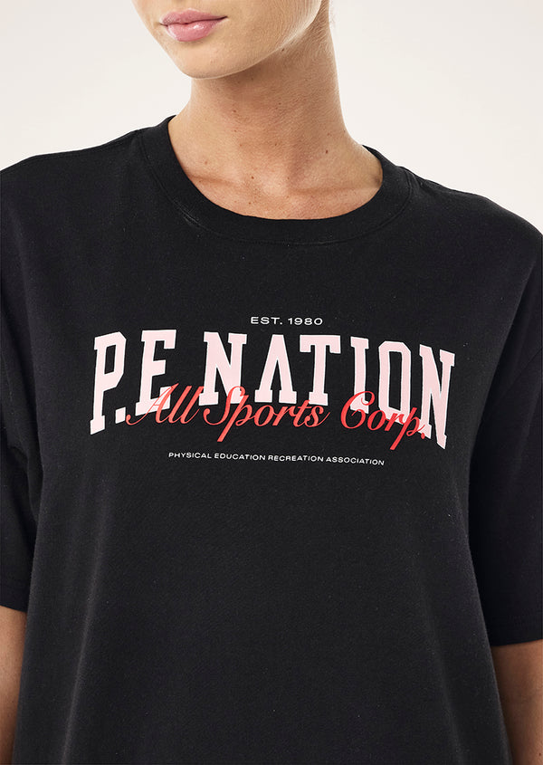 p.e nation Full out tee in black