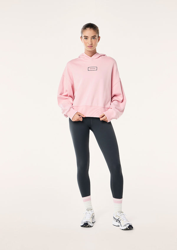 P.e Nation Global Hoodie In Chalk Pink