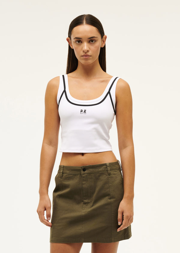 P.e Nation Headline Skirt In Khaki