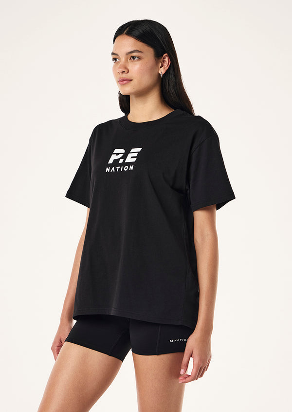 P.e Nation Heads Up 2 Tee In Black
