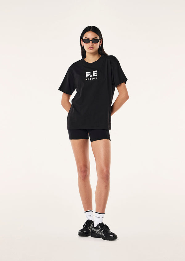 P.e Nation Heads Up 2 Tee In Black