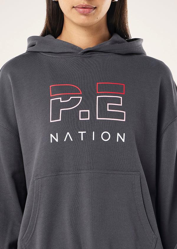 P.e Nation Heads Up Hoodie In Asphalt