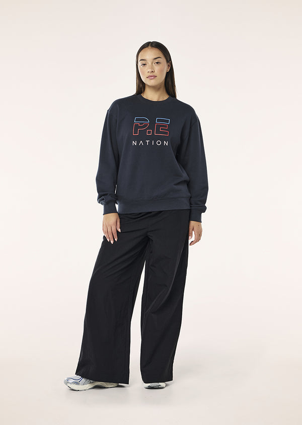 P.e Nation Heads Up Sweat In Marine Blue