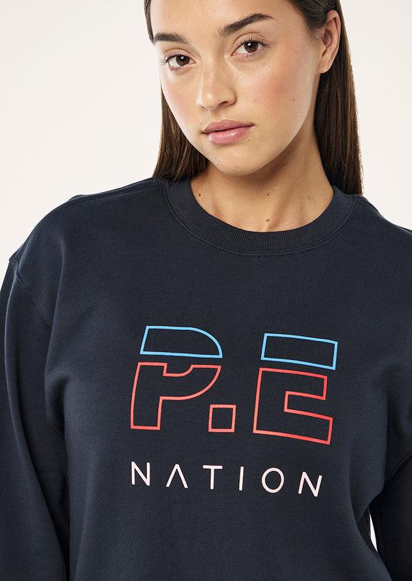 p.e nation Heads up sweat in marine blue