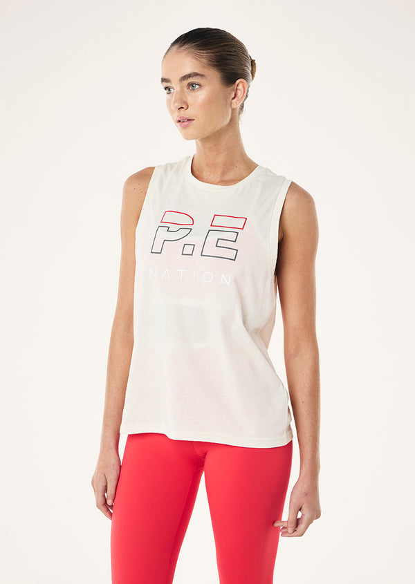 P.e Nation Heads Up Tank In Whisper White
