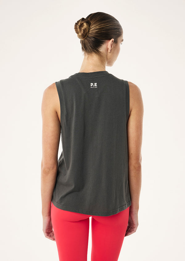 P.e Nation Heritage Tank In Gunmetal