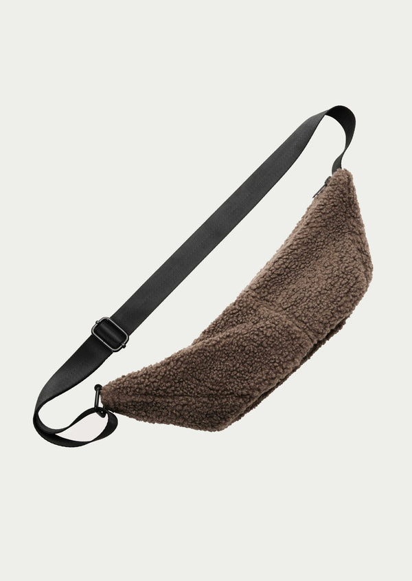 p.e nation Homage sherpa cross body bag in fossil