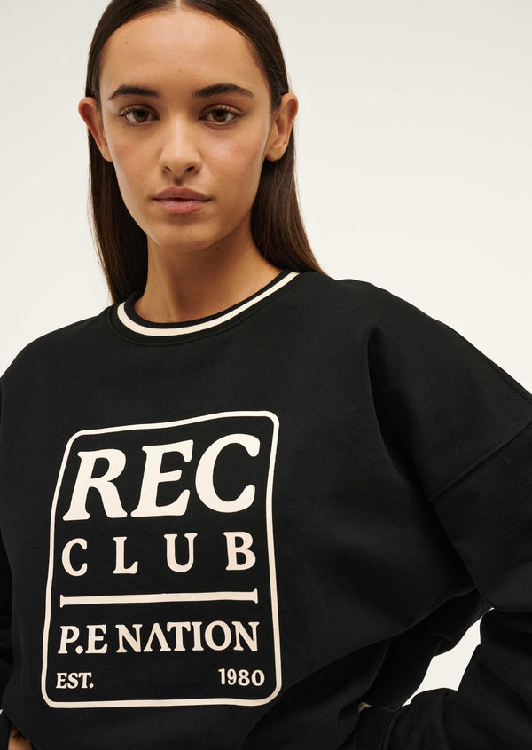 p.e nation Icon sweat in black