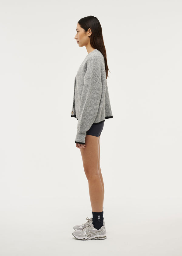 P.e Nation Illuminate Knit In Grey Marle