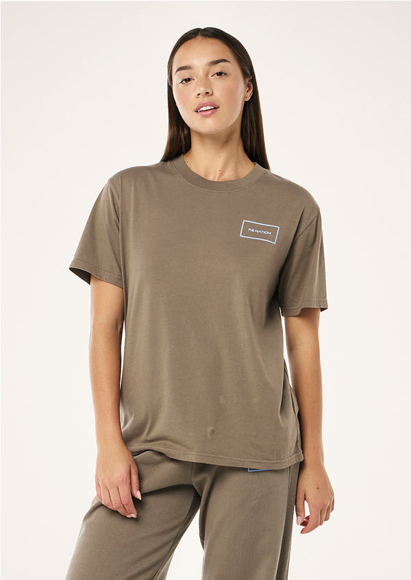P.e Nation Kite 2 Tee In Fawn